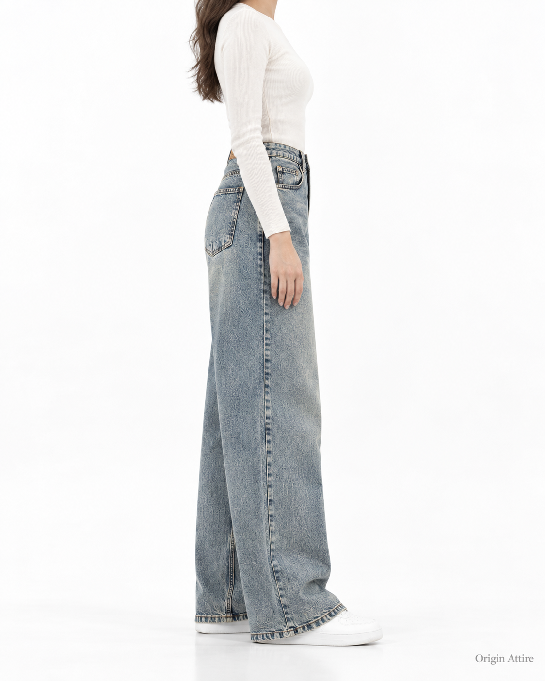 Color Vintage Light Blue Wash