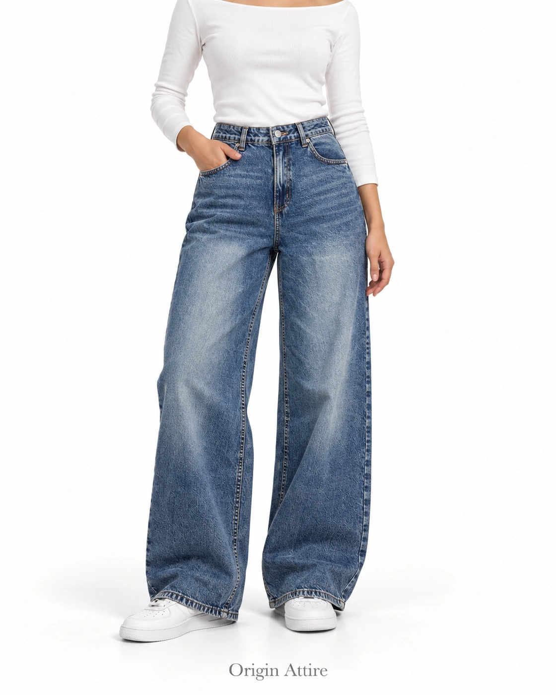 Color Vintage Blue Wash